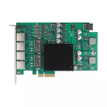 Netzwerkkarte DELOCK PCI Express x4 Gigabit LAN 4xRJ45 PoE+
