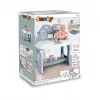 Smoby Baby Care Center Modell 2024 240305 mit Zubehör und interaktiven Funktionen