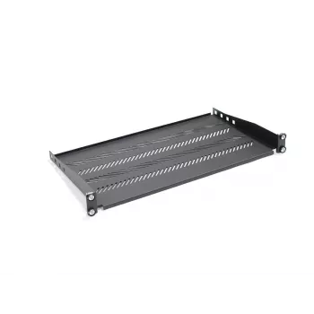 Regalboden DIGITUS 1U fest 250 mm Tiefe für 19-Zoll-Racks, 15 kg Tragfähigkeit