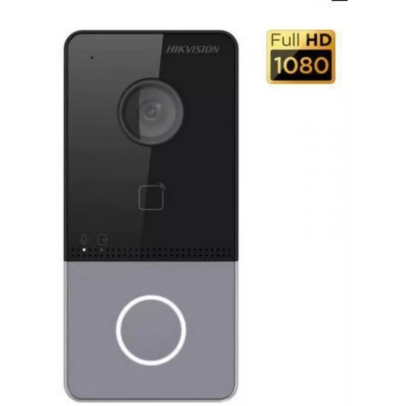 Hikvision DS-KV6113-WPE1(C) Video-Türsprechanlage 2 MP Schwarz, Grau