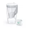 Wasserfilter-Karaffe BRITA Glass+1 Maxtra Pro grau, 2,4 L Gesamt / 1,5 L gefiltert, Maxtra Pro PP Filter
