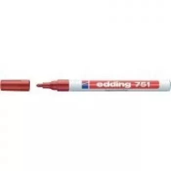 Farbmarker Edding 750 (Modell 4-750-1-3002) Rot, Spitze 2–4 mm, deckende Permanentfarbe