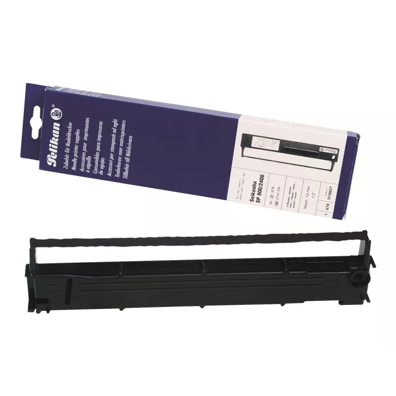 Pelikan Schwarz – 13 mm x 14 m – Farbband – für SEIKOSHA SL-80, SP-1000, 1200, 1600, 180, 1900, 2000, 2400, 800