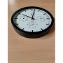 NeXtime klok 2635zw Wetterstation, Ø34 cm, Wand, Schwarz