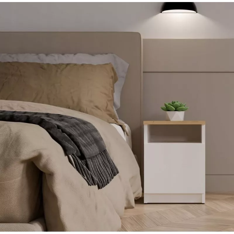 GALAX 30/1D weiß/ARTISAN Nachttisch