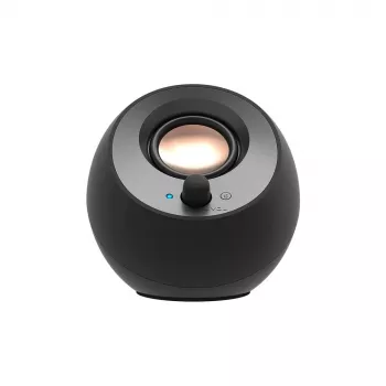 CREATIVE Pebble V3 Minimalistische 2.0 USB-C Desktop-Lautsprecher mit USB-Audio, Clear Dialog Enhancement, Bluetooth 5.0, 8W RMS mit 16W Spitzenleistung