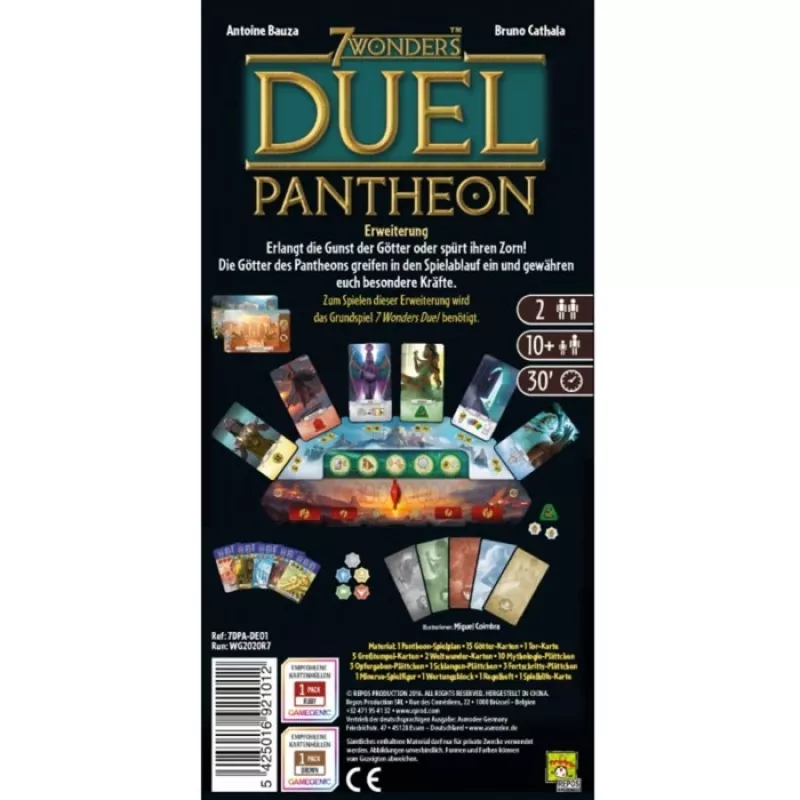 7 Wonders Duel - Pantheon, Brettspiel-Erweiterung