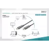 HDMI AOC Hybrid-Glasfaserkabel Digitus AK-330125-100-S