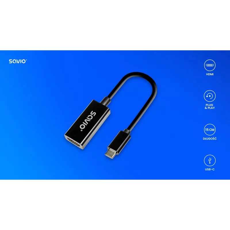 USB-Grafikadapter Savio AK-79