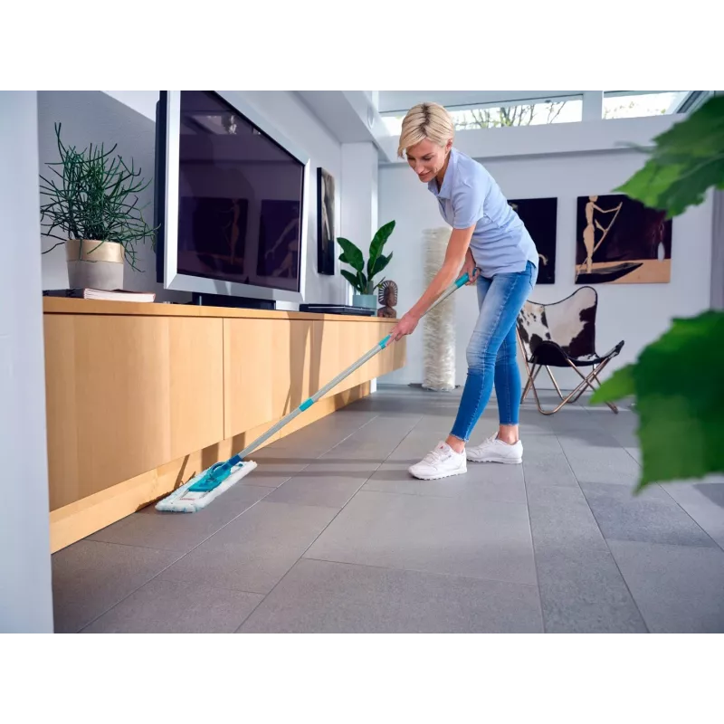 Leifheit 55092 Mop Mikrofaser 8000 ml Trocken&Nass Mikrofaser Blau, Grau