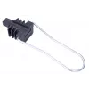 Glasfaser-Kabelhalterung Extralink AC-12 für 2–24 Fasern, max. Bündel-Ø 1,2 cm, ABS und Metall, schwarz