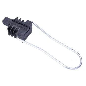 Glasfaser-Kabelhalterung Extralink AC-12 für 2–24 Fasern, max. Bündel-Ø 1,2 cm, ABS und Metall, schwarz