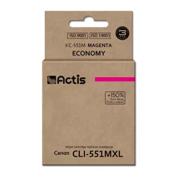 Actis KC-551M Tinte (Ersatz für Canon CLI-551M; Standard; 12 ml; Magenta)