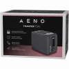 Elektrischer Toaster AENO ATS0001G — 2-Schlitz, 220–240 V 50–60 Hz, 920–1080 W, 3 Modi, 7 Bräunungsstufen, Grau