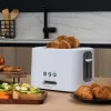Toaster Toast&Taste 9000 Double Weiß (Weiß, 980 Watt, für 2 Scheiben Toast)