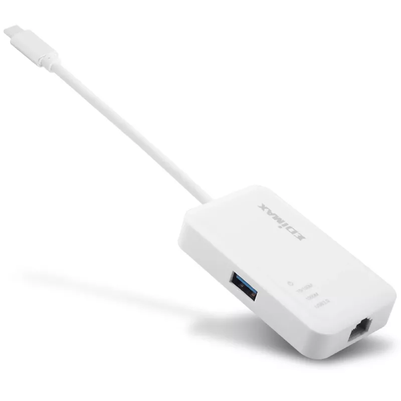 Edimax EU-4308 Laptop-Dock/Port-Replikator USB 3.2 Gen 1 (3.1 Gen 1) Typ-C Weiß