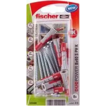Fischer DuoPower 8 x 40 S PH K NV Dübel 40 mm 535480 1 Set (535480)