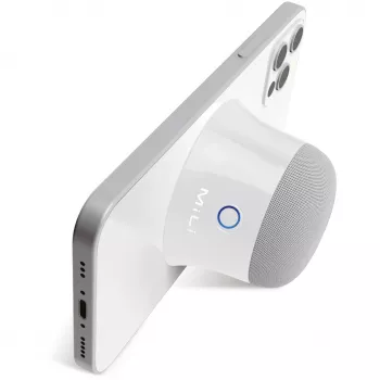 Monofoner tragbarer Lautsprecher MILI Ultron 461891 — 3 W RMS, kabellos, integrierte 420-mAh-Batterie, weiß