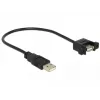 USB-Kabel DeLOCK 85462 USB 2.0 0,25 m Schwarz