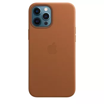 Apple Leder Case MHKL3ZM/A iPhone 12 Pro Max Saddle Braun Originalversiegelung