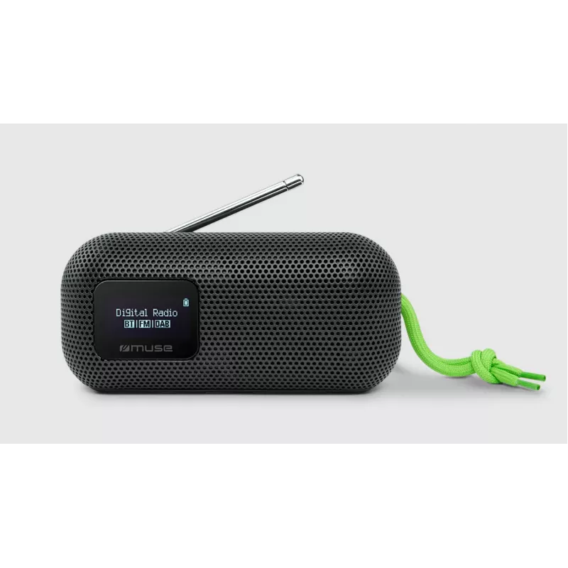 Muse Lautsprecher mit FM-Radio | M-750 FBT | 10 W | Wasserdicht | Bluetooth | Schwarz | Tragbar | Drahtlose Verbindung