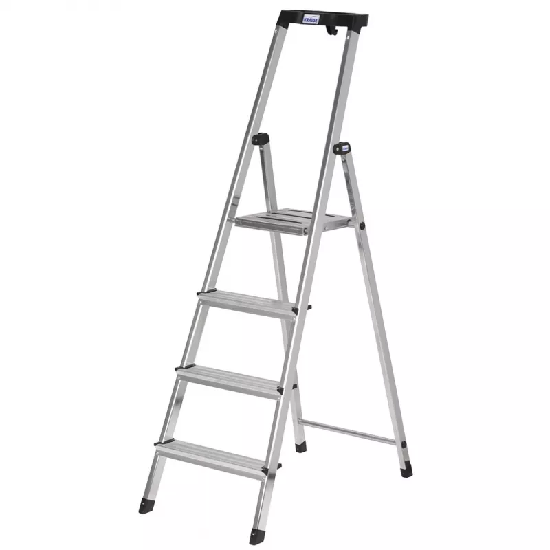Freistehende Leiter SAFETY 4 Stufen KRAUSE