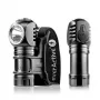 Taschenlampe LED 3 Betriebsmodi 10 W 500 Lumen Aluminiumgehäuse wiederaufladbar wasserdicht FL-55R Dripple - Everactive