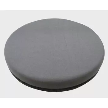 Drehkissen SUNDO 46820 tragbare ergonomische runde Sitzauflage, Schaumstoff, Ø400 mm, Höhe 50 mm, max. Belastung 80 kg, grau