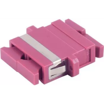 Fibre optic adapter SC ShiverPeaks 07-60063 Violet Multi-mode