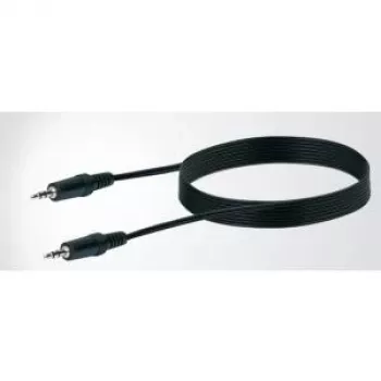 Audiokabel SCHWAIGER 3,5 mm Stecker–Stecker, 3 m, schwarz