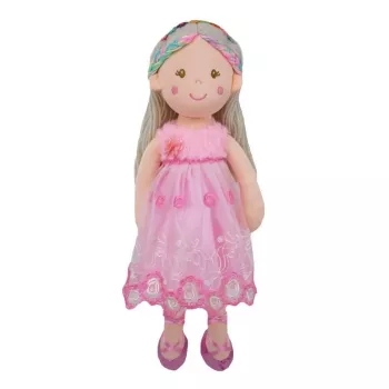 TULILO Kornelia Stoffpuppe 50 cm – weiches Stoffspielzeug, 50 cm Höhe