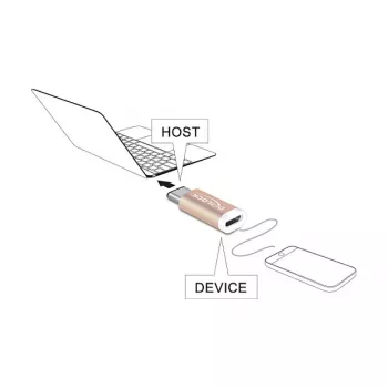 USB-Adapter DeLOCK 65677 USB 2.0-C auf Micro-B