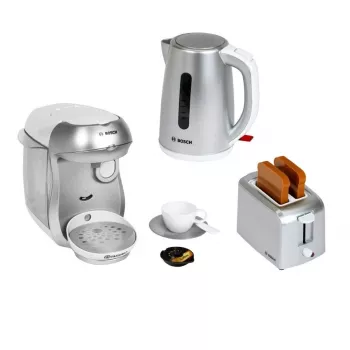 KLEIN Frühstücksset silber – Kinder-Rollenspiel-Küchen-Frühstücksspielset