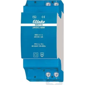 Eltako WNT15-24VDC/48W digitale Wochenzeitschaltuhr, 24V DC 48W