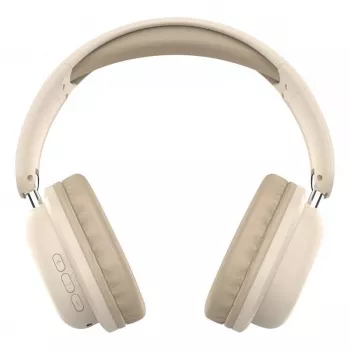 Drahtlose Over-Ear-Kopfhörer DEFENDER EEMOTION B640 BEIGE — binaural, geschlossene Akustik, USB-C, AUX, 20–20000 Hz, 105 dB
