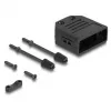 Kabelgehäuse DELOCK D-Sub-Gehäuse für 9-polig Stecker/Buchse, Kunststoff mit Zugentlastung, 33,3×33,8×14,8 mm, schwarz