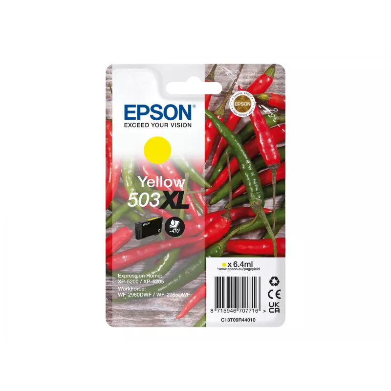 Tintenpatrone Epson 503XL Gelb, Original hohe (XL) Reichweite, 6,4 ml, Einzelpackung