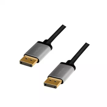 DisplayPort-Kabel LogiLink CDA0102 3 m Grau Schwarz
