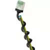 Goobay Ultra-Flexibles CAT 8.1 Patchkabel schlank U/FTP schwarz - extra-kurzer Stecker 99,9% (74353)