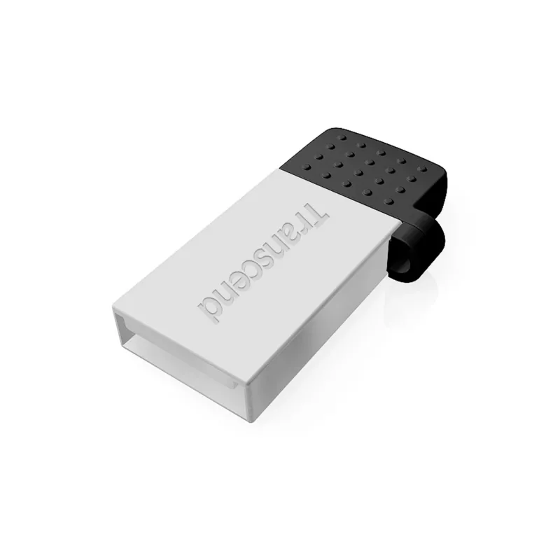 Transcend JetFlash Mobile 380 - USB-Flash-Laufwerk - 16 GB - USB 2.0 - Silber (TS16GJF380S)