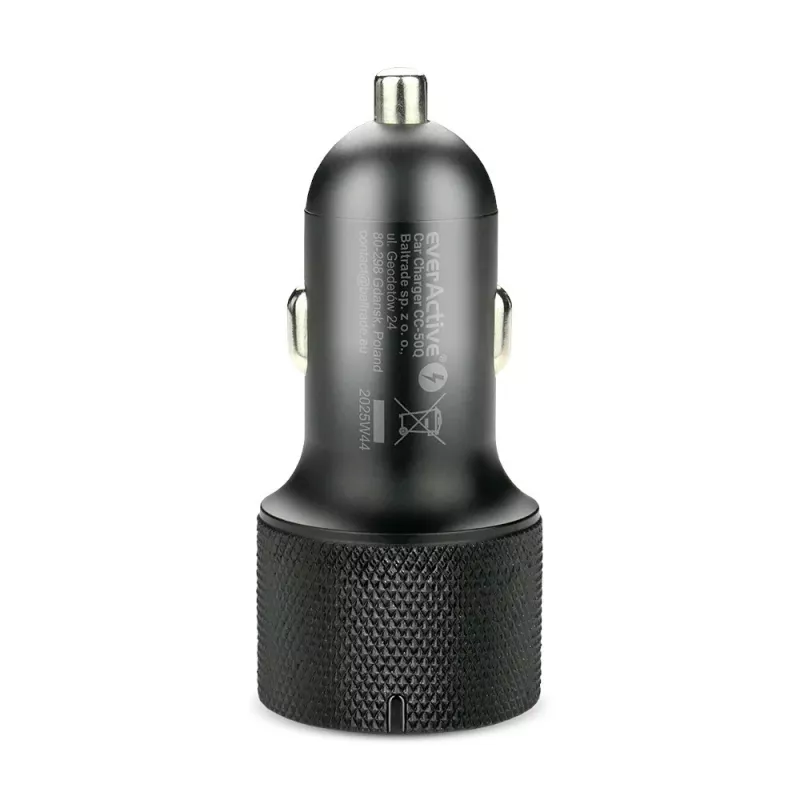 Auto-Ladegerät everActive CC-50Q QC3.0 75W mit Quick Charge 3.0-Unterstützung und USB-Anschlüssen