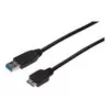 ASSMANN SuperSpeed USB 3.0-Kabel, USB-A-Stecker auf Micro-USB-B-Stecker, Cu AWG 28, 2-fach geschirmt, Länge 1,0 m (AK-300116-010-S)
