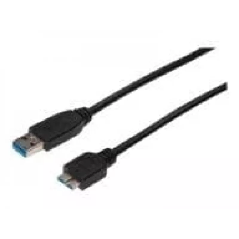 ASSMANN SuperSpeed USB 3.0-Kabel, USB-A-Stecker auf Micro-USB-B-Stecker, Cu AWG 28, 2-fach geschirmt, Länge 1,0 m (AK-300116-010-S)