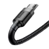 Baseus Cafule 2.4A 1m Micro-USB-Kabel (grau/schwarz)