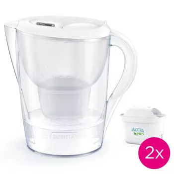 Wasserfilterkanne BRITA Marella XL mit 3,5 L Kapazität und 2 Maxtra+ Pro Kartuschen