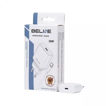 Ladegerät 30W USB-C Beline Beli02177 weiß mit USB-C-Kabel