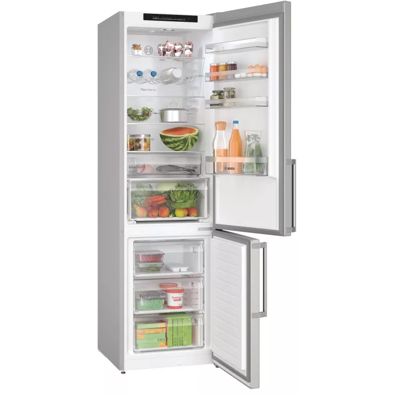 Bosch Serie 4 KGN39VICT Kühl-Gefrierkombination Freistehend 363 L Edelstahl
