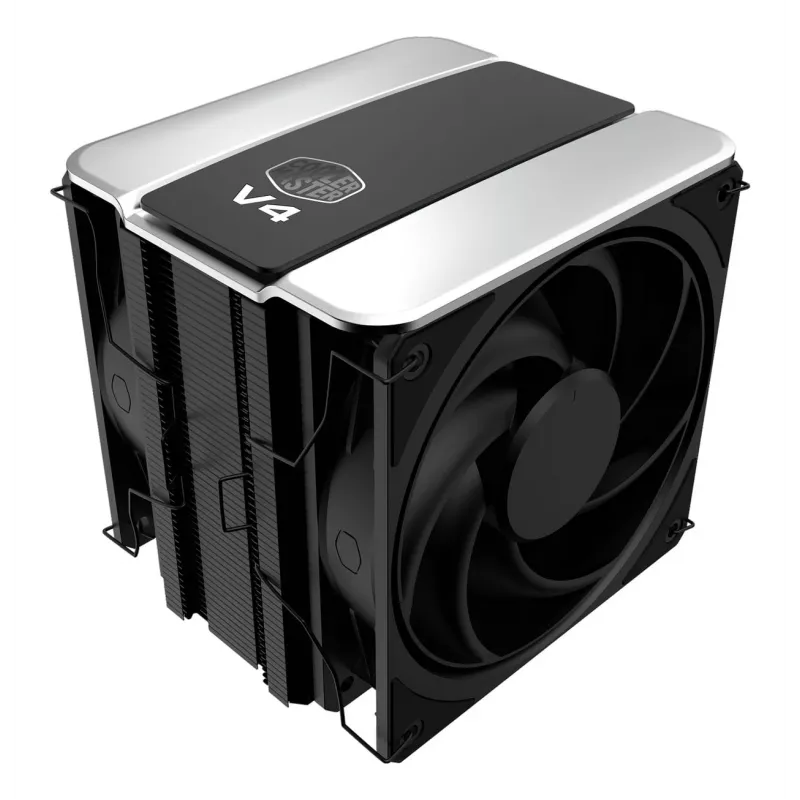 Prozessor-Luftkühler Cooler Master V4 Alpha 3DHP, 120-mm-Lüfter, LGA1700/AM5-kompatibel, schwarz