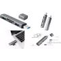 LogiLink UA0394 USB 3.2 Gen 2 Hub mit Aluminiumgehäuse, mit integriertem SD-Kartenleser, mit Status