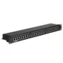 VALUE Patchpanel Cat.5e 24 Ports STP Schwarz